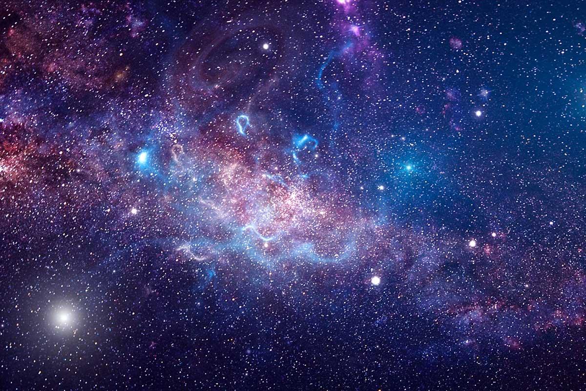 Night sky picture of stars and nebula, 太阳集团娱乐场登陆网站 天文馆, AstroFriday